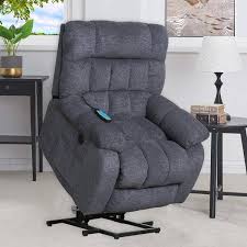 Photo 1 of *BOX 1 OF 3 ONLY* Gray Power Lift Heated Timing Massage Recliner
