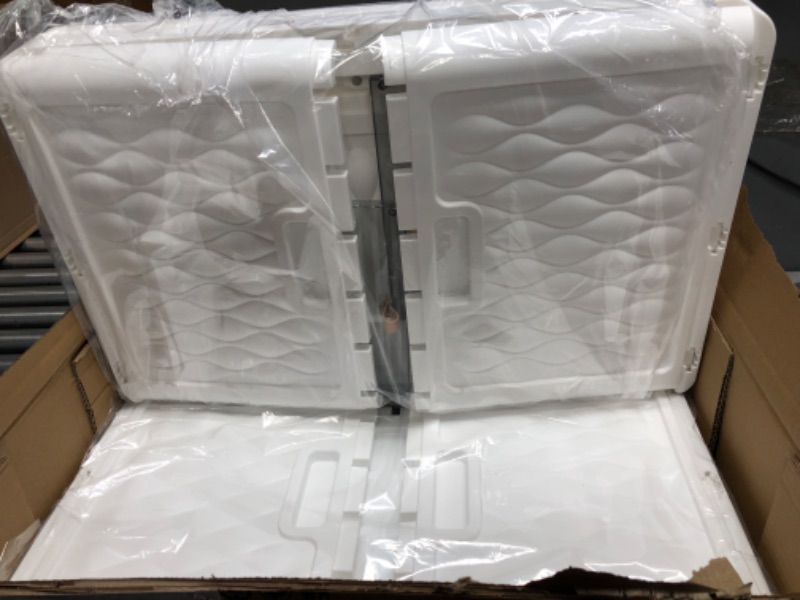 Photo 1 of EHAMILY Stackable Storage Bins with Lids 3 Pack,19 Gal Collapsible Storage Bins with Doors Plastic Folding Storage Box with Wheel,Large Foldable Storage Boxes for Dormroom Clothes,Grey 19 Gal-3pack Gray