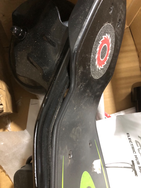 Photo 1 of (PARTS ONLY)Razor Power Core E90 Electric Scooter - Hub Motor, Up to 10 mph and 80 min Ride Time, for Kids 8 and Up Green Standard Packaging