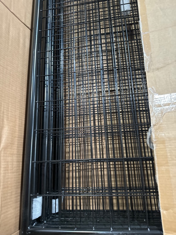 Photo 1 of Amazon Basics Welded Outdoor Wire Crate Kennel Large