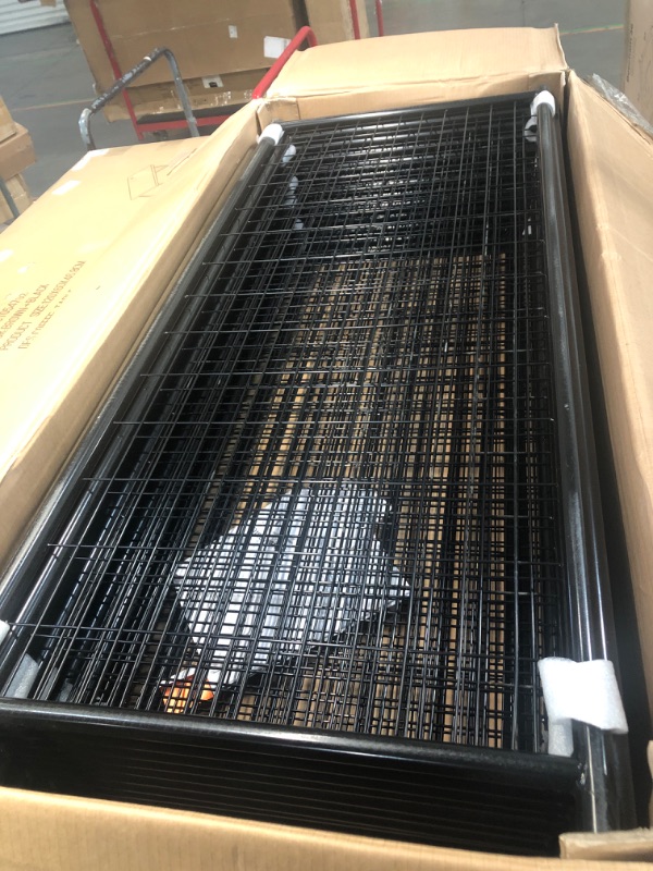 Photo 1 of Amazon Basics Welded Outdoor Wire Crate Kennel Large