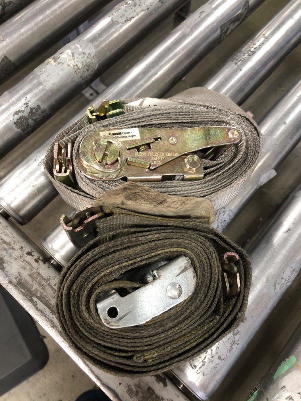 Photo 1 of  2  E TRACK RATCHET STRAPS