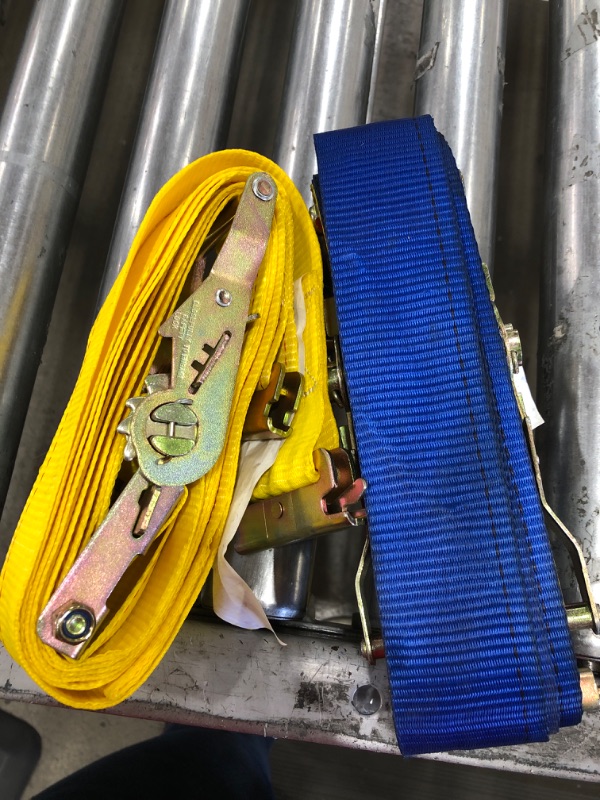 Photo 1 of  2 E TRACK RATCHET STRAPS