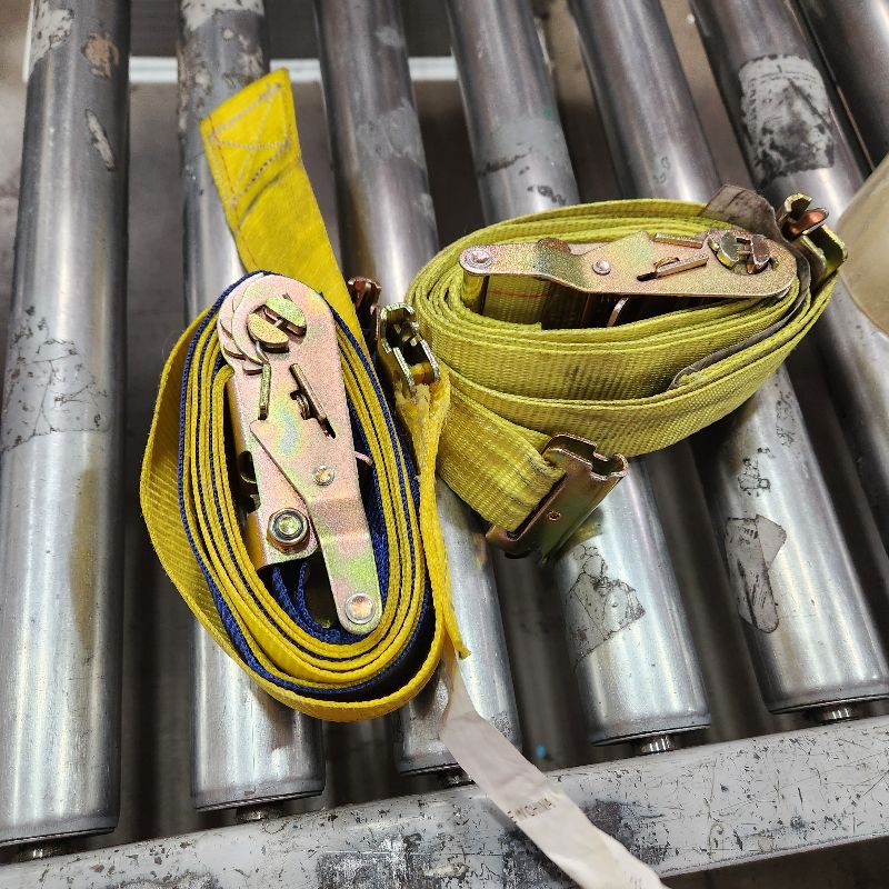 Photo 1 of 2 YELLOW E TRACK RATCHET STRAPS