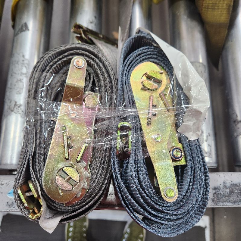 Photo 1 of 2 GREY E TRACK RATCHET STRAPS