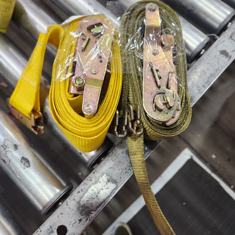 Photo 1 of 2 YELLOW E TRACK RATCHET STRAPS