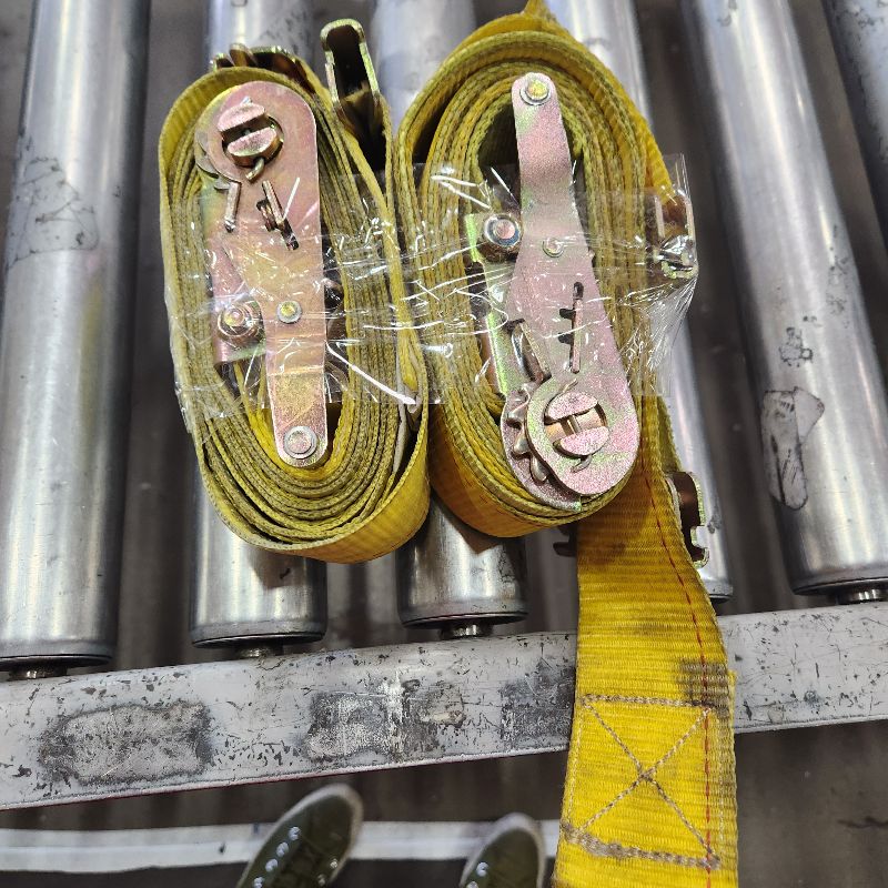 Photo 1 of 2 YELLOW E TRACK RATCHET STRAPS