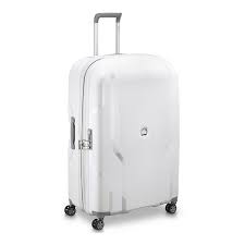 Photo 1 of ***USED - MAJOR DAMAGE - SCUFFED AND SCRAPED - DEFAULT CODE IS 0-0-0***
Delsey Clavel Hardside Spinner Luggage, White, 30 INCH