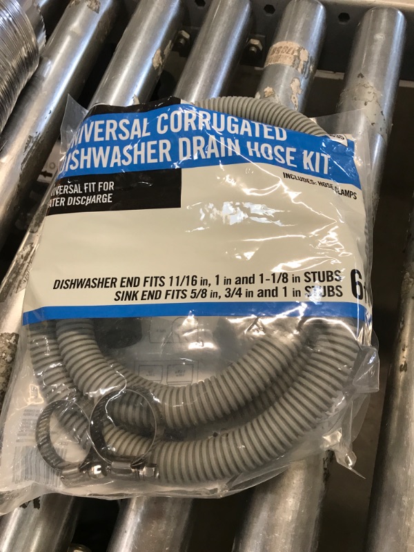 Photo 2 of 6 ft. Corrugated Dishwasher Drain Hose