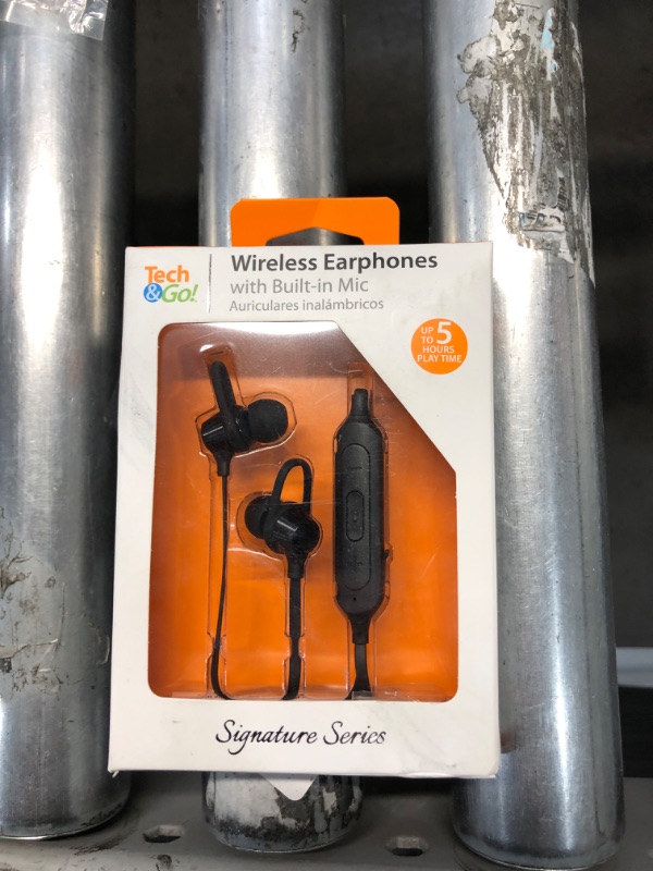 Photo 2 of Tech&go Signature Series Wireless Earphones - Built in Mic
