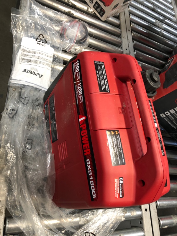 Photo 2 of A-iPower 1500-Watt Recoil Start Gasoline Powered Ultra-Light Inverter Generator with 60cc OHV Engine and CO Sensor Shutdown
