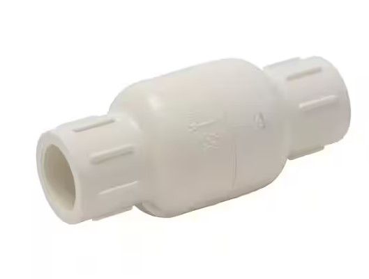 Photo 1 of 1/2 in. PVC Sch. 40 Solvent x Solvent Check Valve
