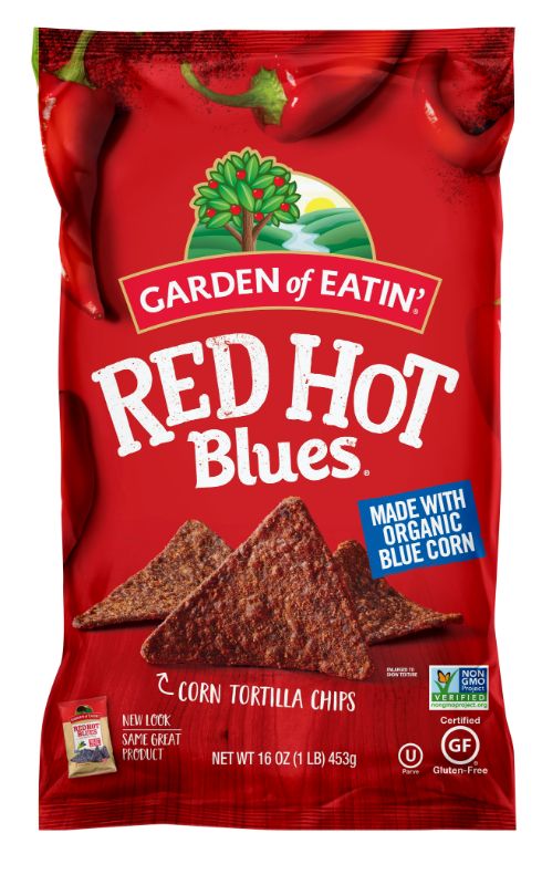Photo 1 of **best by 02/17/2024!! Garden of Eatin' Organic Blue Corn Redhot Tortilla Chips 16 Oz 12 pack 
