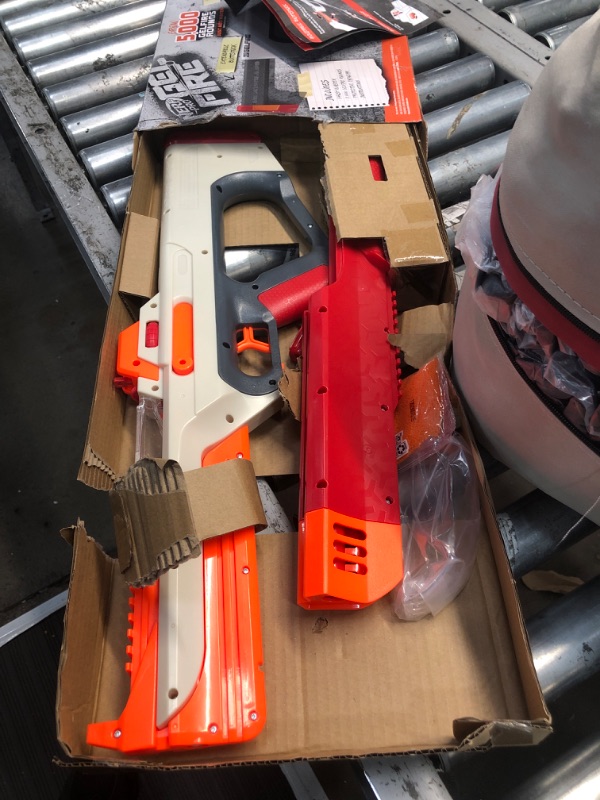 Photo 2 of (READ FULL POST) Nerf Pro Gelfire Ghost Bolt Action Blaster, Removable Boost Barrel, 5000 Gel Rounds, 100 Round Integrated Hopper, Eyewear, Ages 14 & Up