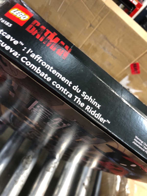 Photo 1 of LEGO DC Batman Batcave: The Riddler Face-Off 76183 Building Kit; Cool Gotham City Batcave Toy for Kids Aged 8+ (581 Pieces) Standard Packaging