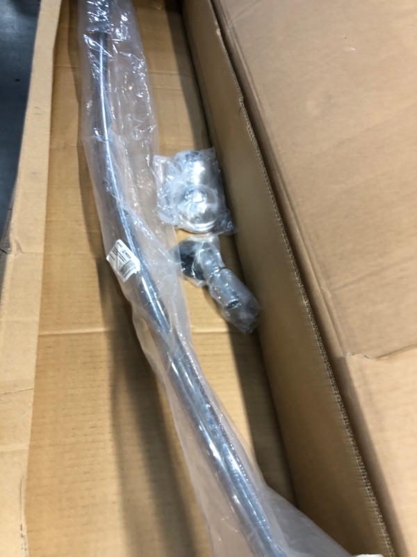 Photo 1 of ***USED - LIKELY MISSING PARTS***
Moen CSR2165CH 5-Foot Curved Fixed Mount Shower Curtain Rod with Pivoting Flanges, Chrome