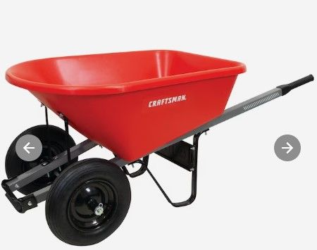 Photo 1 of **SEE NOTES**CRAFTSMAN 6-cu ft Poly Wheelbarrow
