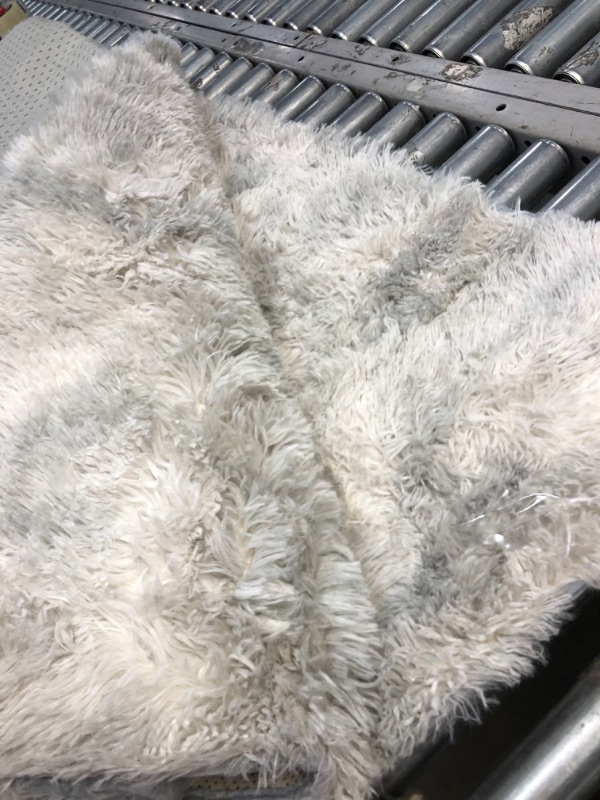 Photo 1 of 5' x 7' Faux Furry Rug