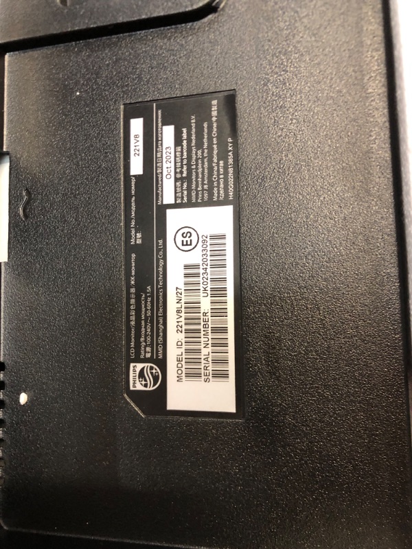 Photo 1 of PHILIPS 22 inch Class Thin Full HD (1920 x 1080) 75Hz Monitor, VESA, HDMI & VGA Port, 4 Year Advance Replacement Warranty, 221V8LN
