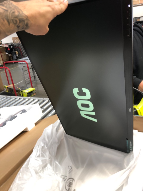 Photo 3 of AOC U34G3X 34" Frameless UltraWide Gaming Monitor, WQHD 3440 x1440, 144Hz 1ms, FreeSync Premium, 3-Year Zero-Bright-dot (2022 Model),Black 34" UltraWide QHD (3440x1440) | IPS 144Hz Low Latency