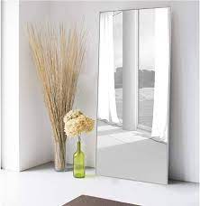 Photo 1 of (READ NOTES) MIRUO Full Length Mirror Decor Wall Mounted Mirror Floor Mirror Dressing Mirror Make Up Mirror Bathroom/Bedroom/Living Room/Dining Room/Entry, White, 59" X 20" (A-MR01057-M-USAM022-vc)
