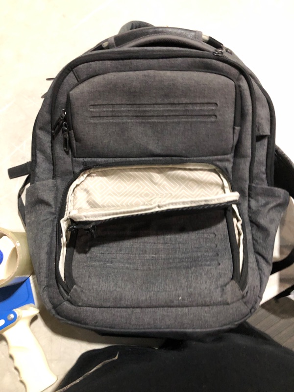 Photo 5 of **MAJOR DAMAGE TO FRONT ZIPPER SEE PHOTO**
High Sierra Endeavor Elite 2.0 Laptop Backpack, Grey Heather, One Size