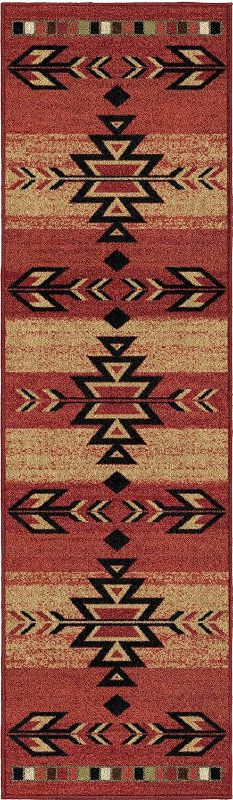 Photo 1 of **SEE NOTES**
Mayberry Rugs Rio Grande Area Rug, 2'3"x7'7", Red
