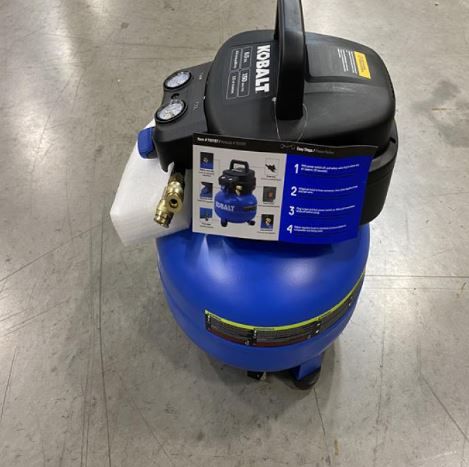 Photo 1 of **FOR PARTS ONLY*NON0FUNCITONAL**
KOBALT 6-GAL Portable Pancake Air Compressor