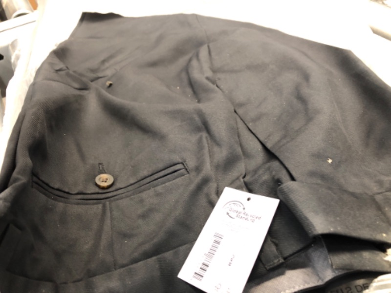Photo 1 of Amazon Essentials Men's Classic-Fit Expandable-Waist Flat-Front Dress Pant-- SIZE 34X30
