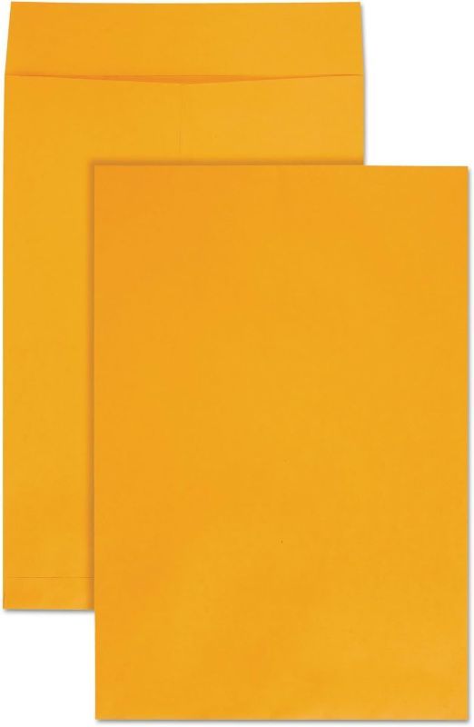 Photo 1 of Quality Park 42353 Jumbo Envelopes, Plain, 28Lb, 12-1/2-Inch x18-1/2-Inch , 25/BX, Kraft
