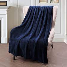 Photo 1 of 50X70 NAVY THROW BLANKET