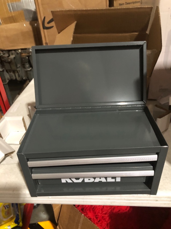 Photo 4 of **READ NOTES BELOW**Kobalt Mini 10.83-in 2-Drawer Gray Steel Tool Box
