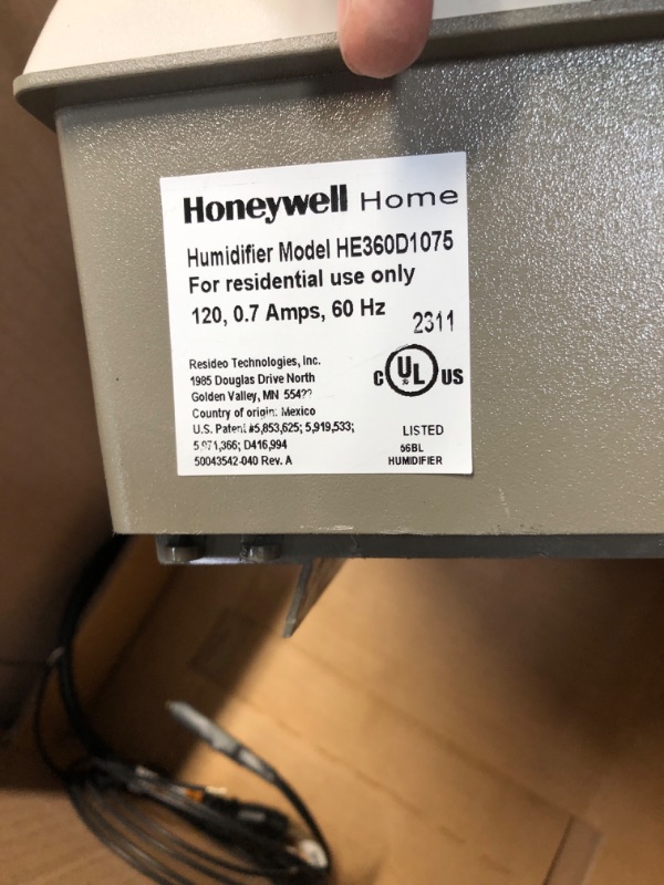 Photo 3 of (READ FULL POST) Honeywell Home HE360D 18-Gallons Whole House Evaporative Humidifier (For Rooms Up To 4500-sq ft)
