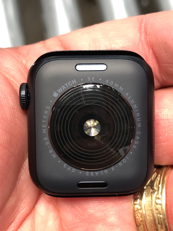 Photo 2 of Apple Watch SE (2nd Gen) [GPS 40mm] Smartwatch with Midnight Aluminum Case with Midnight Sport Loop. Fitness & Sleep Tracker, Crash Detection, Heart Rate Monitor, Carbon Neutral
