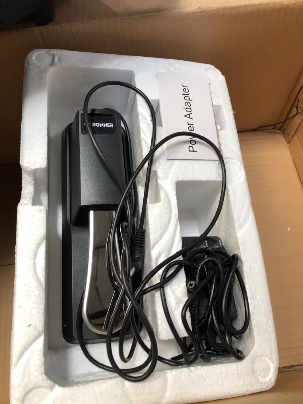 Photo 1 of Donner DEP-20 Beginner Digital Piano 88 Key Full Size Weighted Keyboard, Portable Electric Piano with Sustain Pedal, Power Supply
