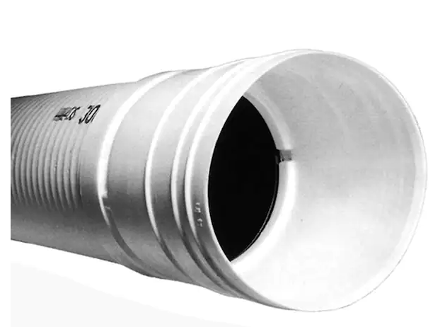 Photo 1 of 4 in. x 10 ft. Triplewall Solid Drain Pipe
