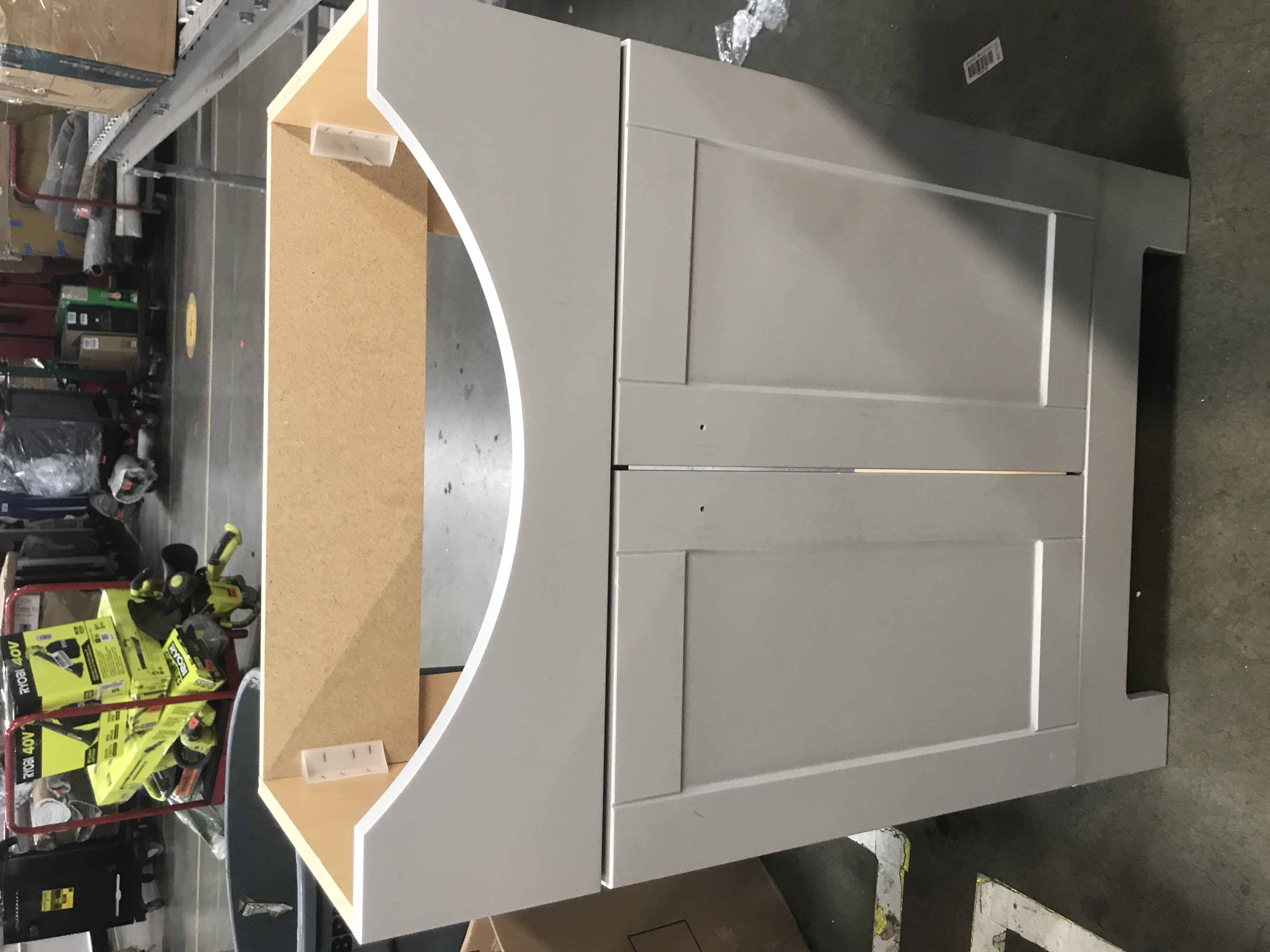 Photo 1 of 34*24*12.5 GREY BATHROOM  VANITY CABINET 