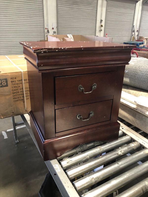 Photo 1 of 
Acme Furniture
Louis Philippe III 2-Drawer Cherry Nightstand (24 in. H X 22 in. W X 16 in. D)