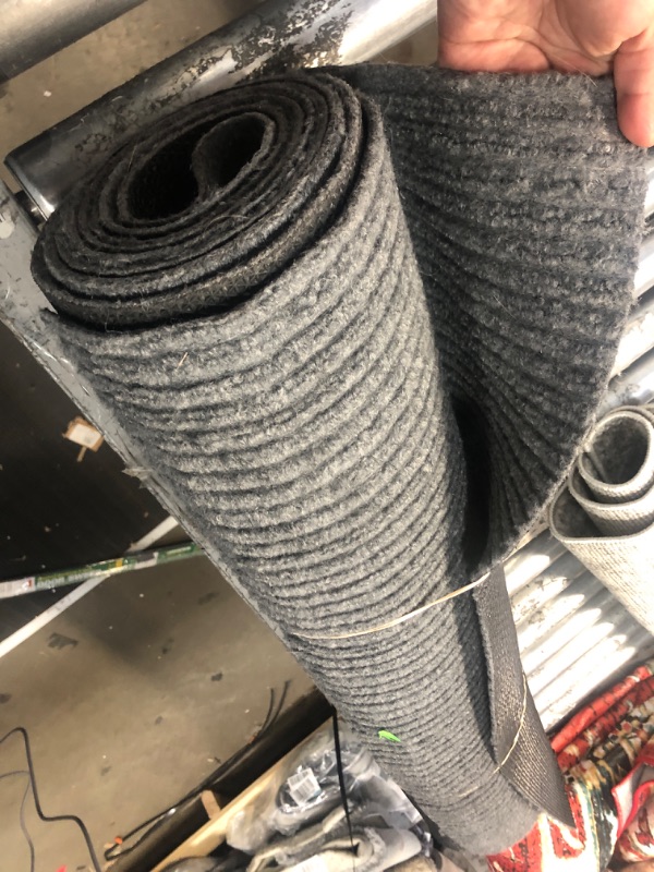 Photo 1 of 2'9 x 12' Grey runner Rug 