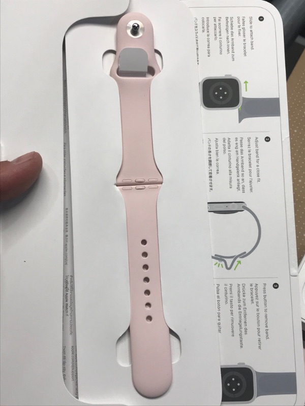 Photo 2 of Apple Watch Series 9 [GPS + Cellular 41mm] Smartwatch with Pink Aluminum Case with Pink Sport Band S/M. Fitness Tracker, Blood Oxygen & ECG Apps, Always-On Retina Display
