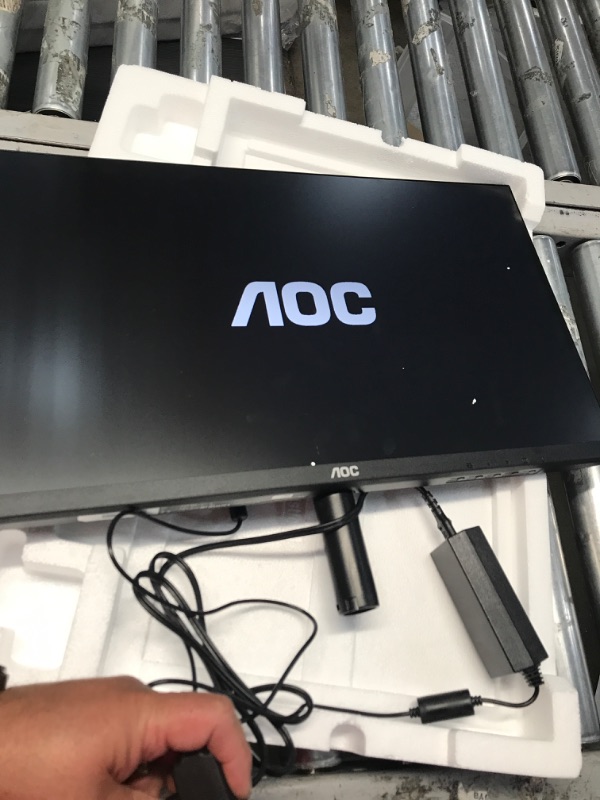 Photo 2 of AOC 24B2H2 24” Frameless IPS Monitor, FHD 1920x1080, 100Hz, 106% sRGB, for Home and Office, HDMI and VGA Input, Low Blue Mode, VESA Compatible,Black 24" FHD | 100Hz with VESA mounting