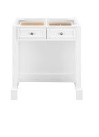 Photo 1 of 825-CU30-BW 30 in. De Soto Makeup Countertop Unit, Bright White
