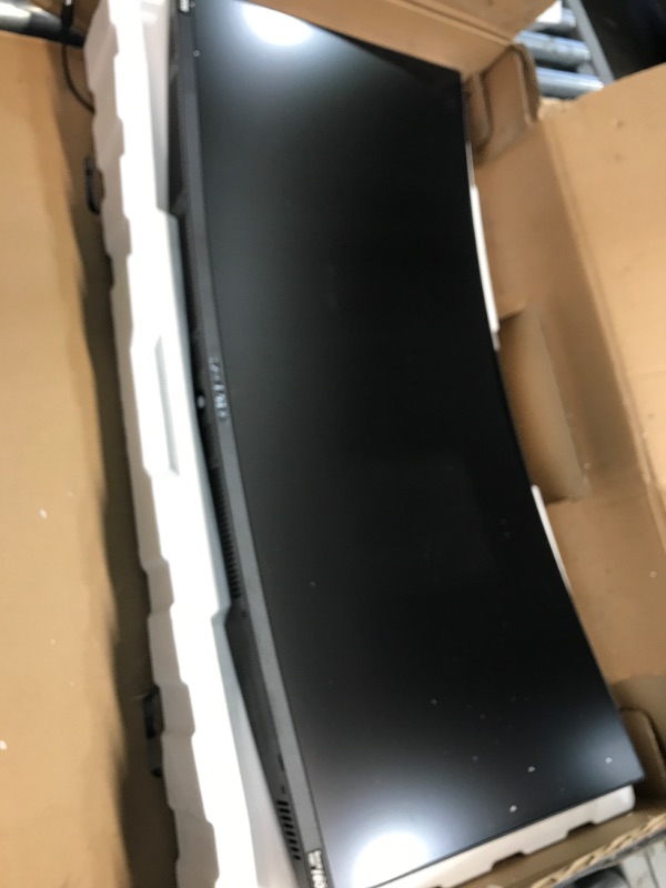 Photo 1 of Sceptre 34-Inch Curved Ultrawide WQHD Monitor 3440 x 1440 R1500 up to 165Hz DisplayPort x2 99% sRGB 1ms Picture by Picture, Machine Black 2023 (C345B-QUT168)
