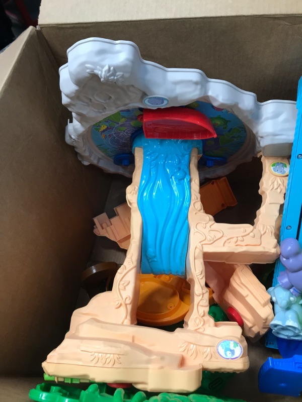 Photo 2 of ***USED - MISSING ALL FIGURES AND ACCESSORIES - OTHER PARTS MISSING AS WELL***
Fisher-Price Little People Toddler Playset Share & Care Safari 2-Ft Tall Toy with Lights Sounds & 7 Figures for Ages 1+ years (Amazon Exclusive)
