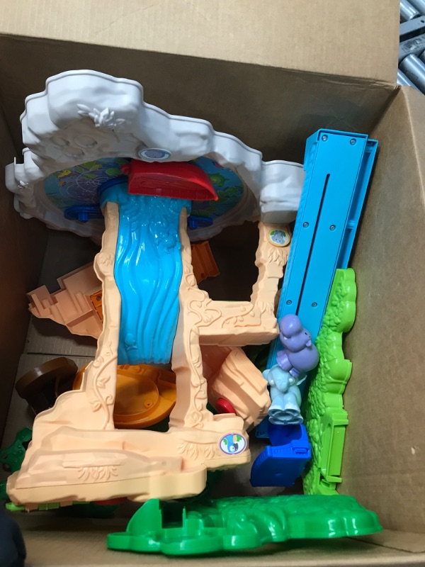 Photo 3 of ***USED - MISSING ALL FIGURES AND ACCESSORIES - OTHER PARTS MISSING AS WELL***
Fisher-Price Little People Toddler Playset Share & Care Safari 2-Ft Tall Toy with Lights Sounds & 7 Figures for Ages 1+ years (Amazon Exclusive)
