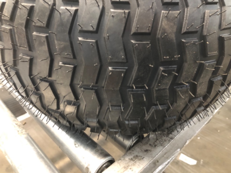 Photo 3 of **ONLY 1 TIRE**  2PCS 20x10.00-8 Lawn Mower Tires,20x10x8 Lawn Tractor Tires with Rim,20x10.00-8nhs 4 Ply Tubeless Tires for Riding Lawn & Garden Tractors,Golf Carts,3.5" Offset Hub,1190lbs Capacity 20x10.00-8 Tires with Rim