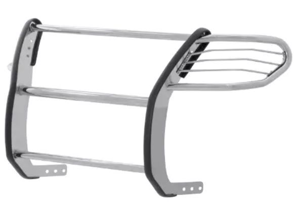 Photo 1 of Aries Stainless Steel Grille Guard - Polished Stainless - 3065-2 - 3065-2 for 2011-2015 Ford Explorer