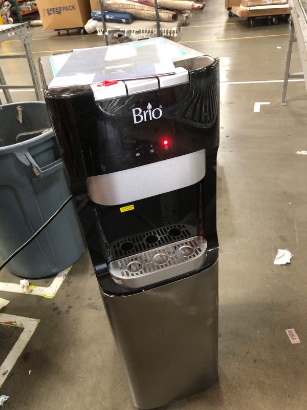 Photo 1 of ***SEE NOTES***Brio Bottom Loading Water Cooler Water Dispenser – Essential Series - 3 Temperature Settings - Hot, Cold & Cool Water - UL/Energy Star Approved