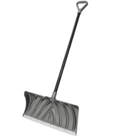 Photo 1 of ***USED - METAL EDGE DAMAGED - SEE PICTURES***
Suncast 24-in Poly Snow Shovel with 56-in Steel Core Handle
