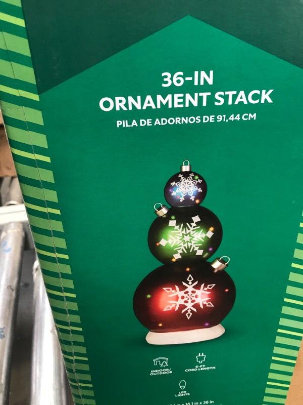 Photo 1 of 36 INCH ORNAMENT STACK 